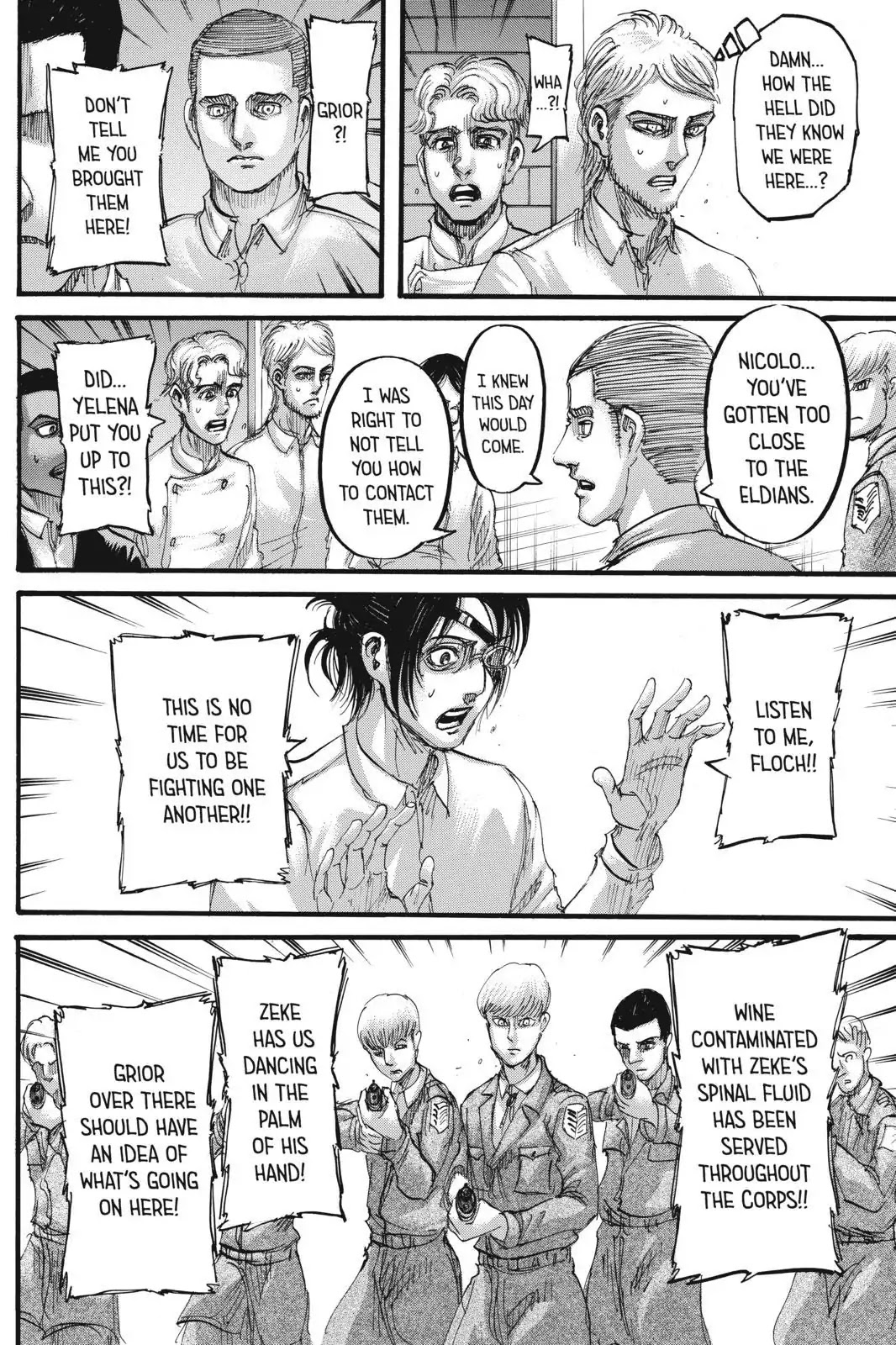 Attack on Titan manga, chapter 112, page 12 of 45
