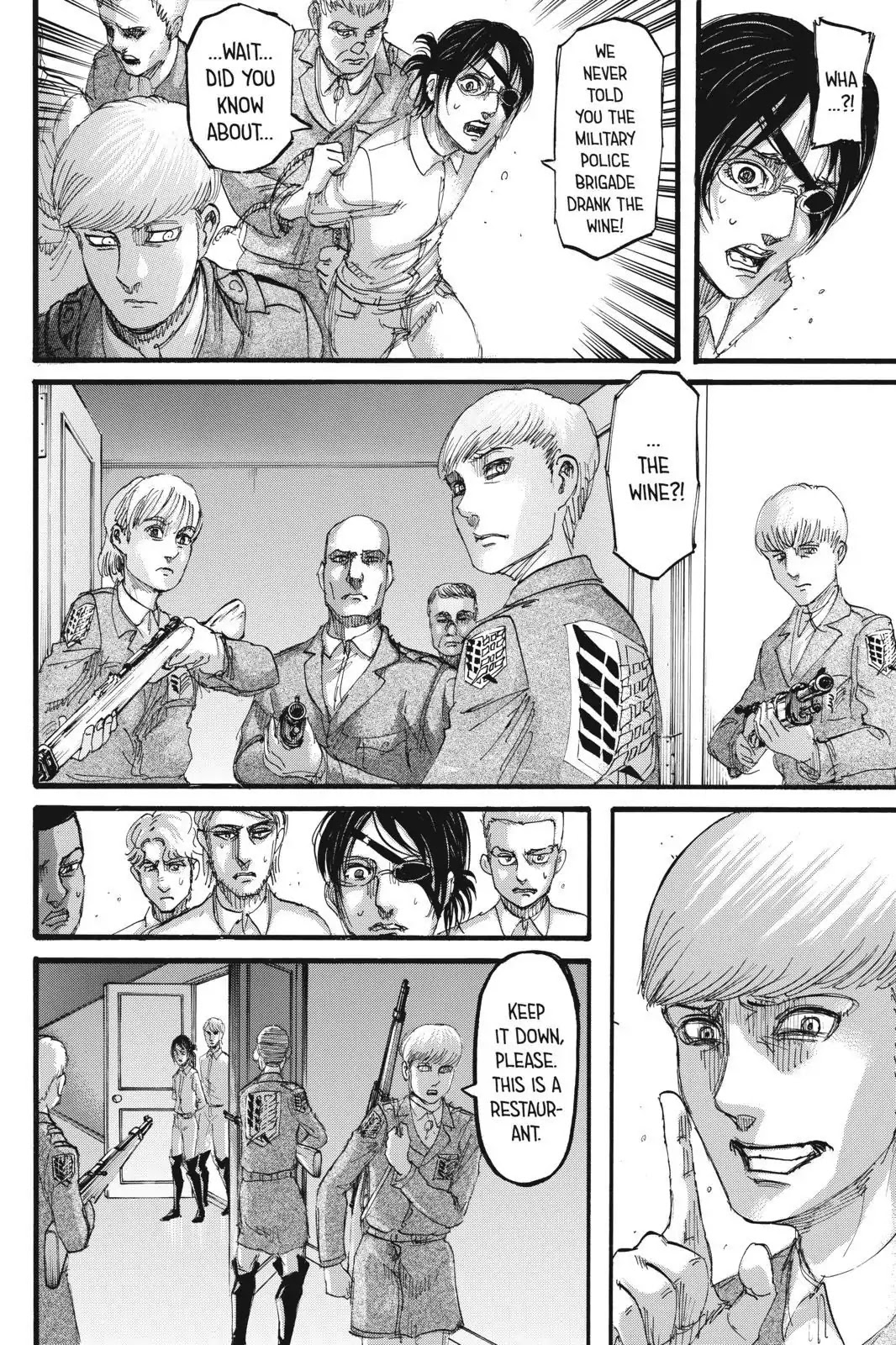 Attack on Titan manga, chapter 112, page 14 of 45