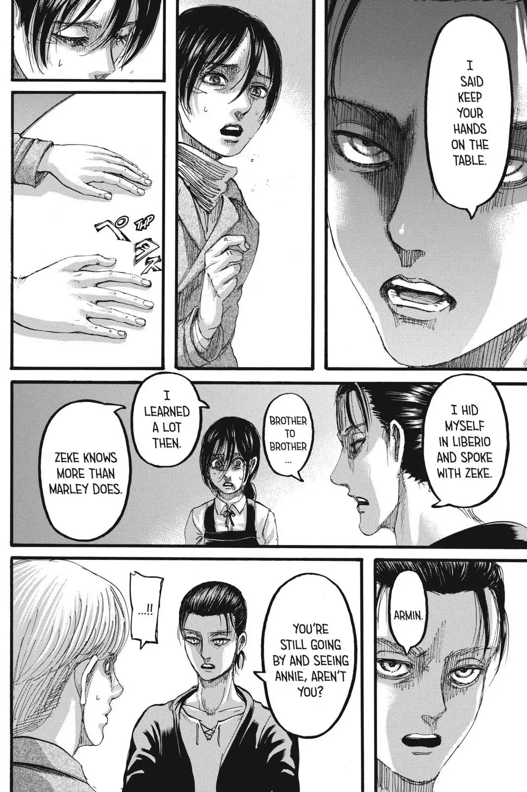 Attack on Titan manga, chapter 112, page 20 of 45