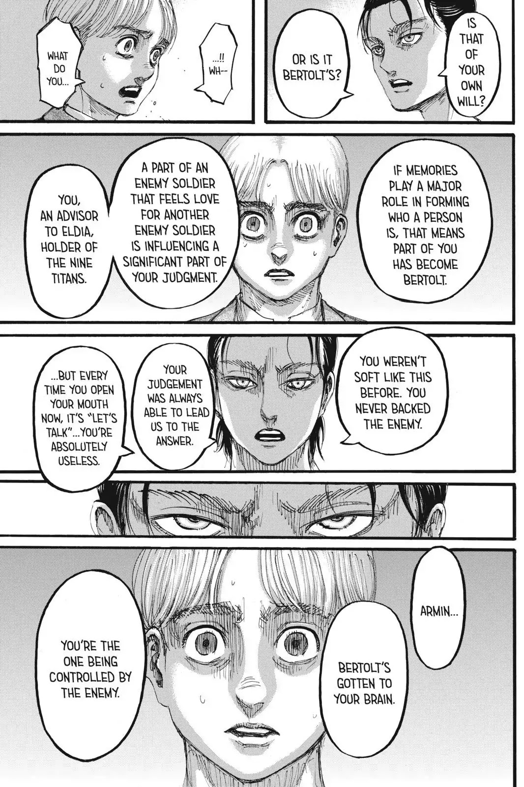 Attack on Titan manga, chapter 112, page 21 of 45
