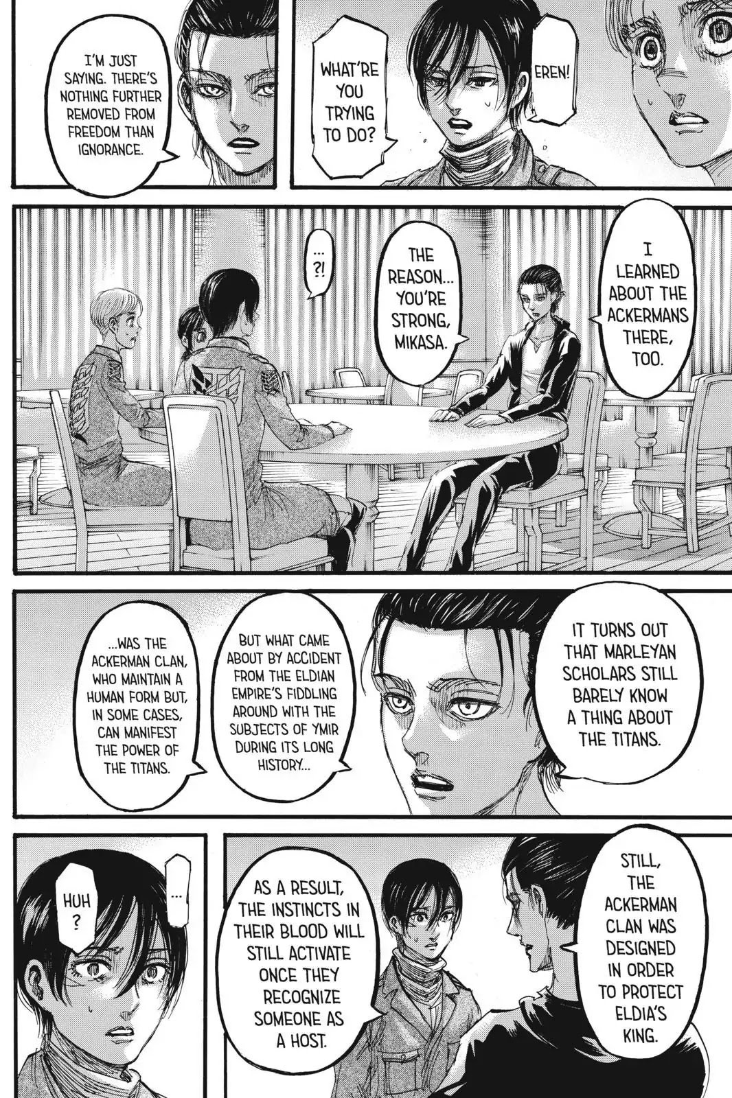 Attack on Titan manga, chapter 112, page 22 of 45