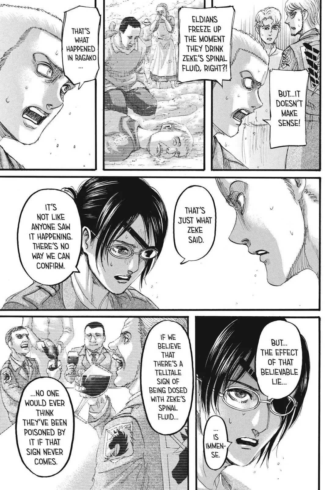 Attack on Titan manga, chapter 112, page 3 of 45