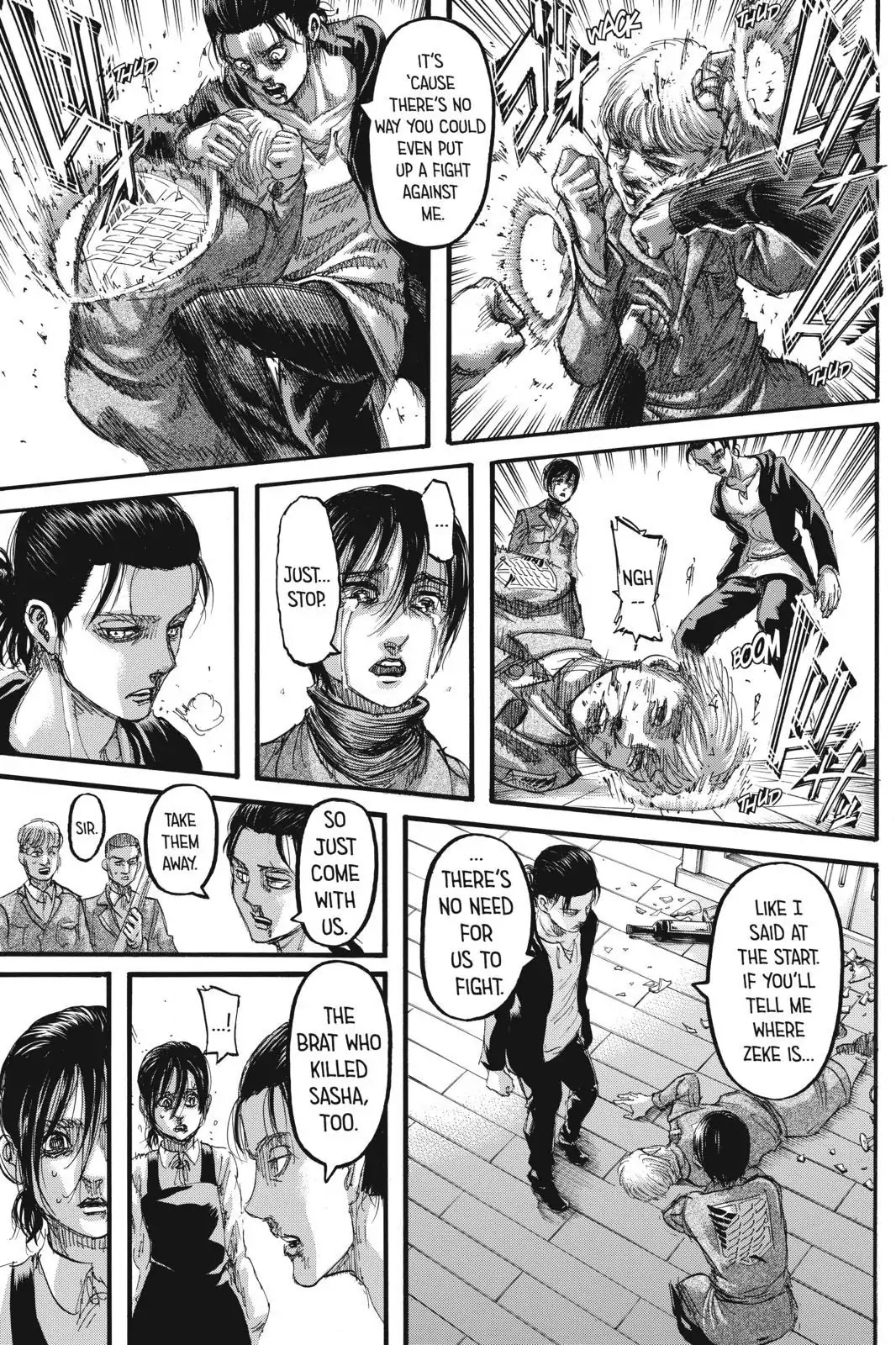 Attack on Titan manga, chapter 112, page 31 of 45