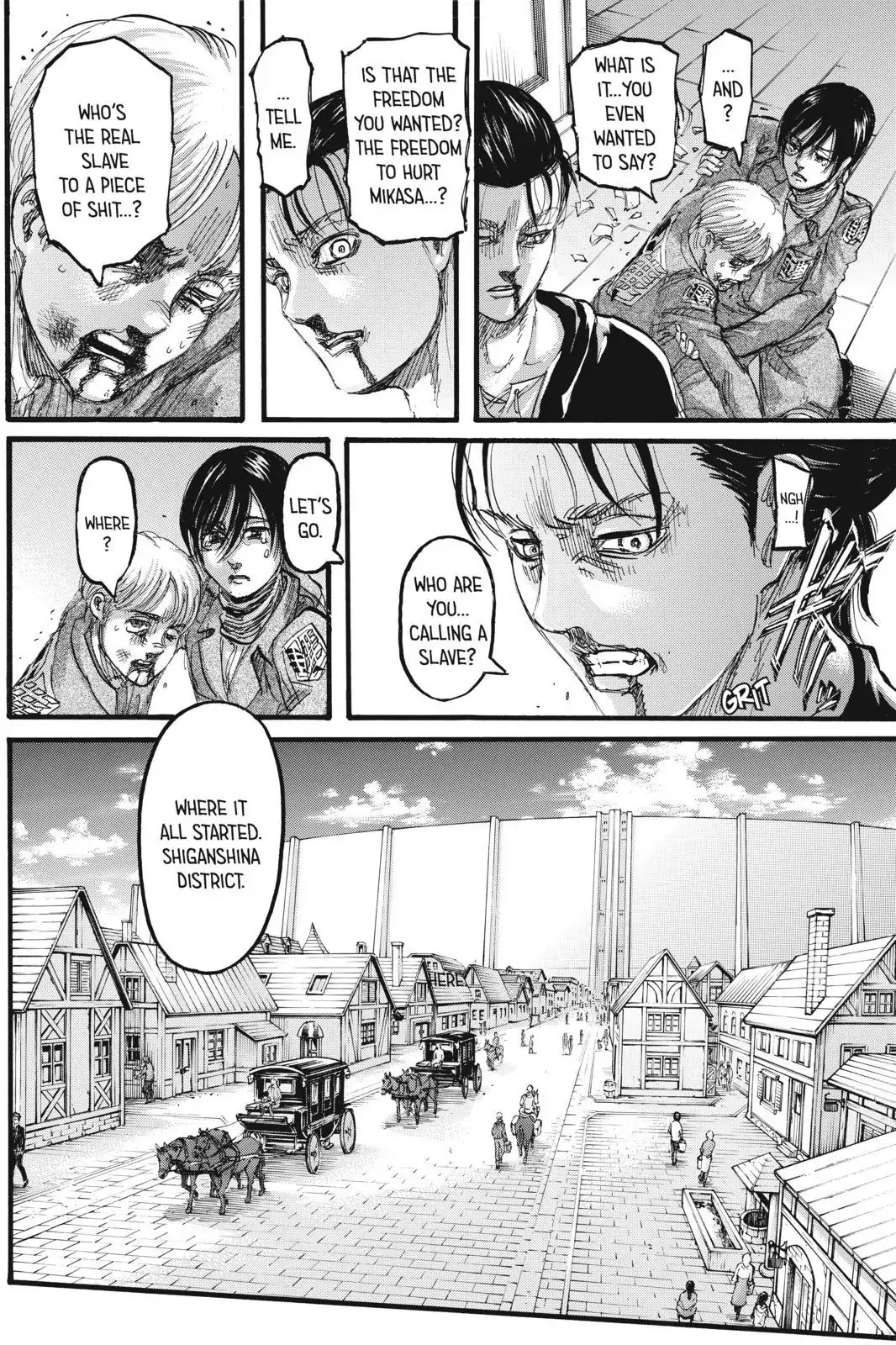 Attack on Titan manga, chapter 112, page 32 of 45