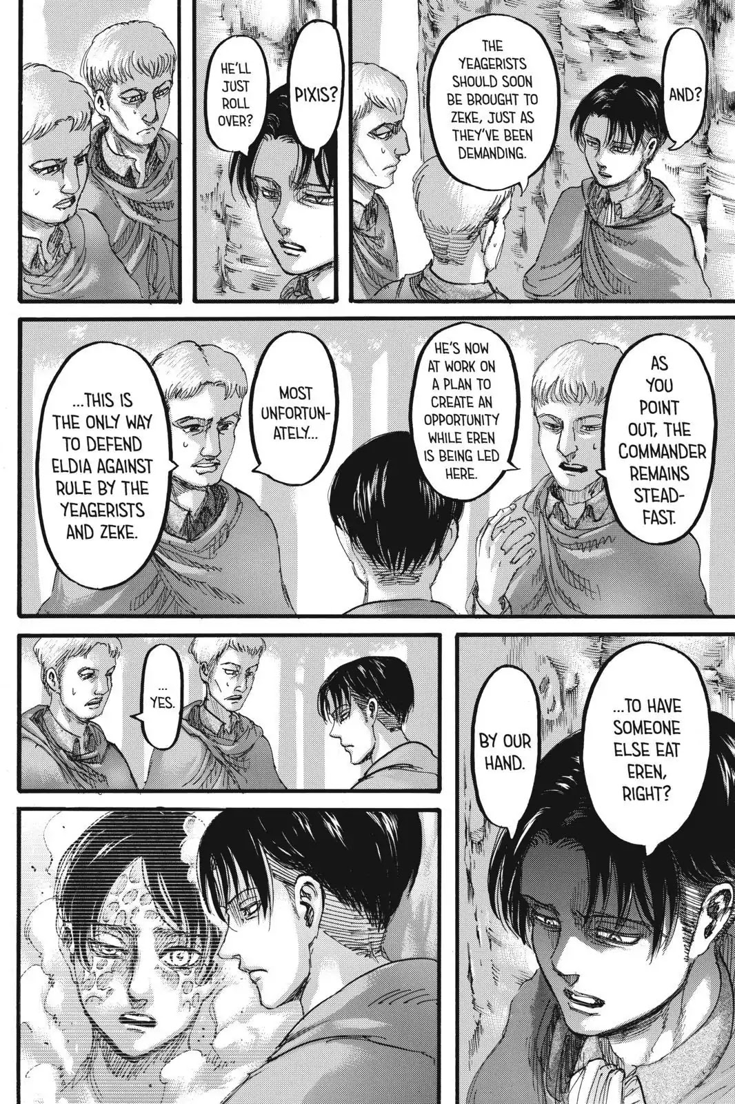 Attack on Titan manga, chapter 112, page 34 of 45
