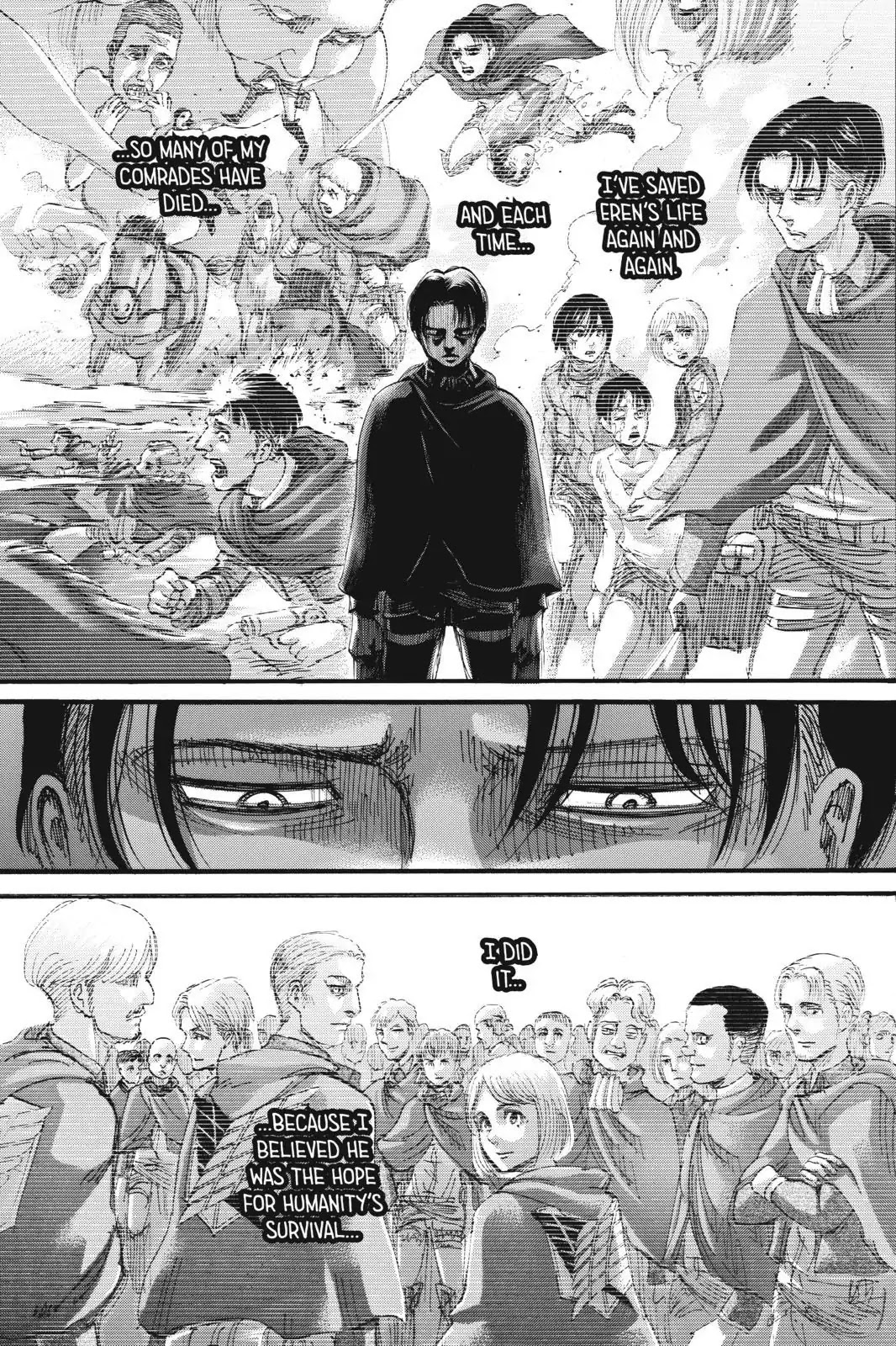Attack on Titan manga, chapter 112, page 35 of 45