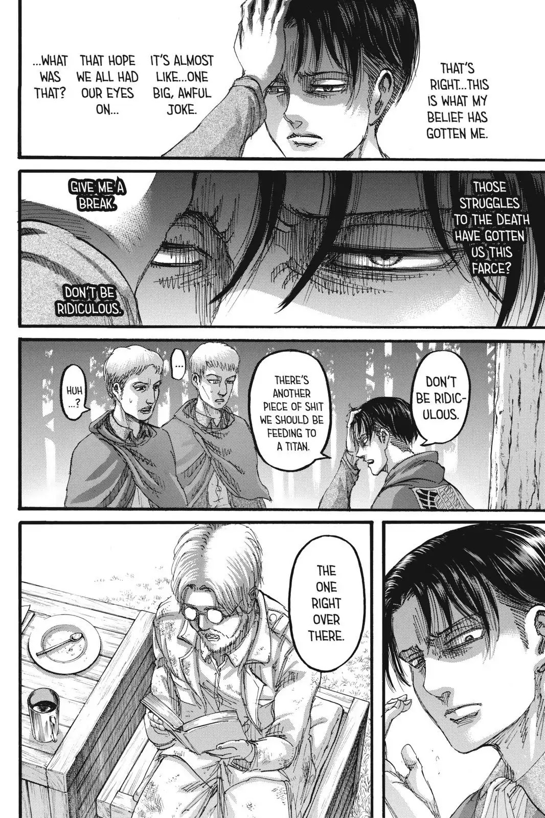 Attack on Titan manga, chapter 112, page 36 of 45