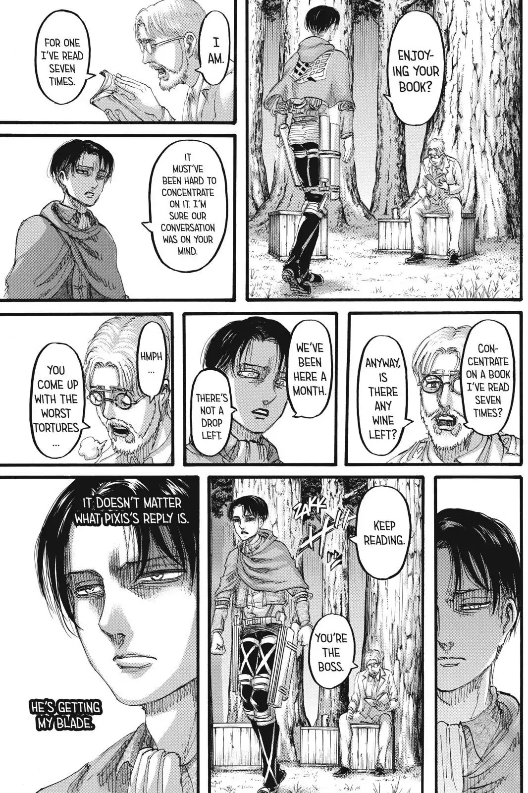Attack on Titan manga, chapter 112, page 39 of 45
