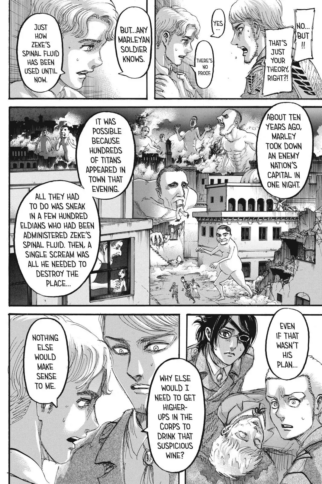 Attack on Titan manga, chapter 112, page 4 of 45