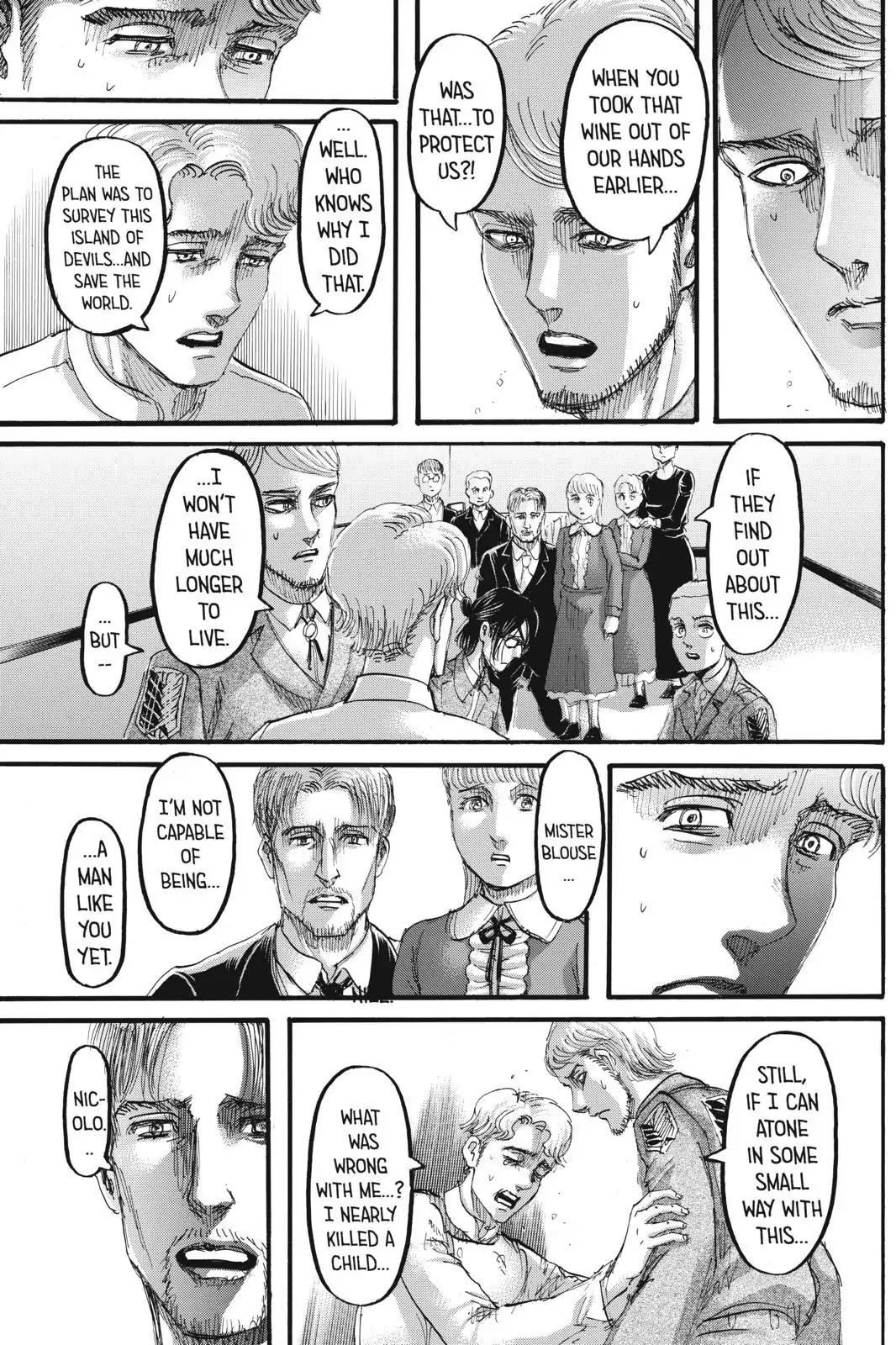 Attack on Titan manga, chapter 112, page 5 of 45