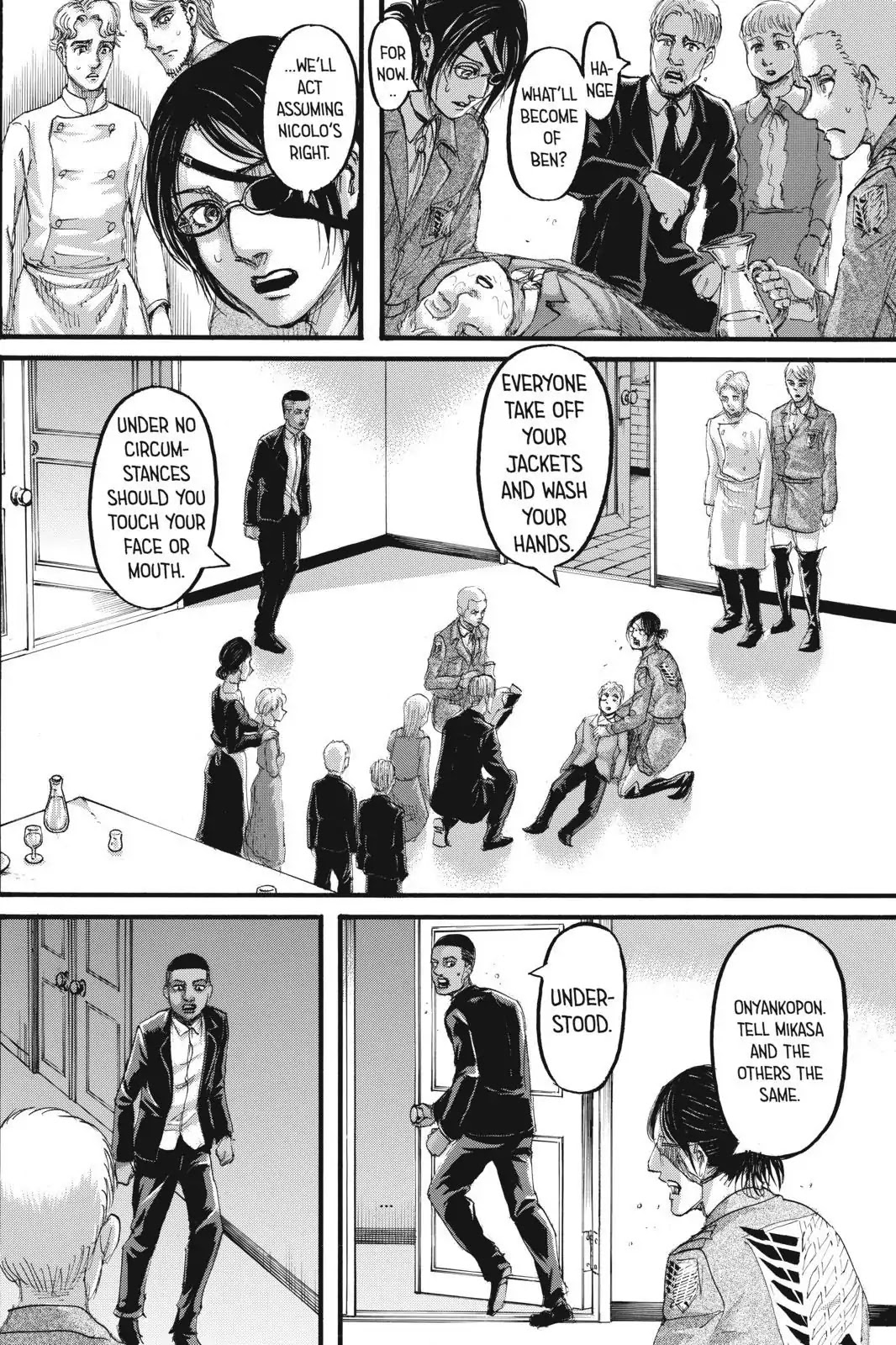 Attack on Titan manga, chapter 112, page 6 of 45