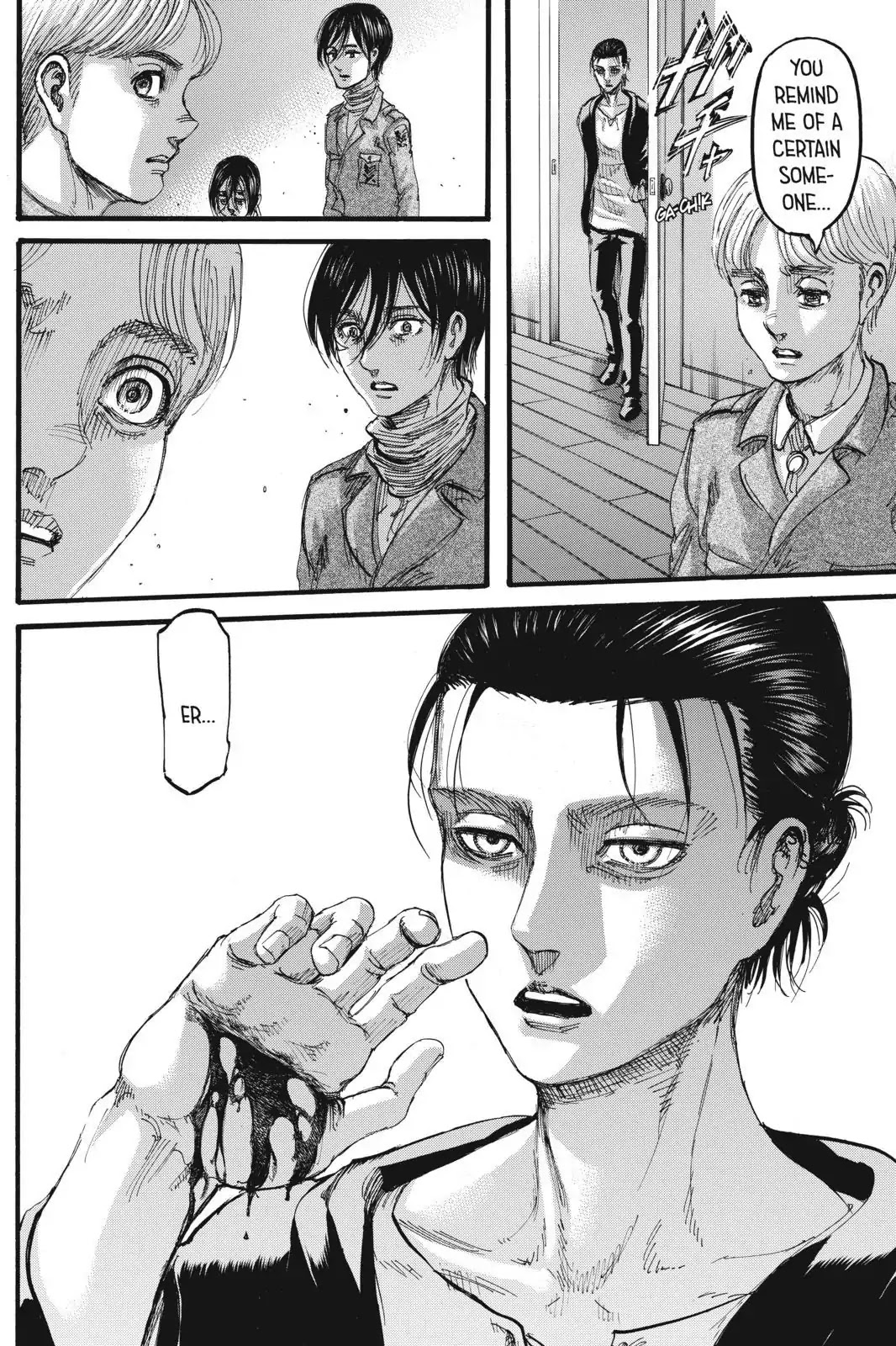 Attack on Titan manga, chapter 112, page 8 of 45