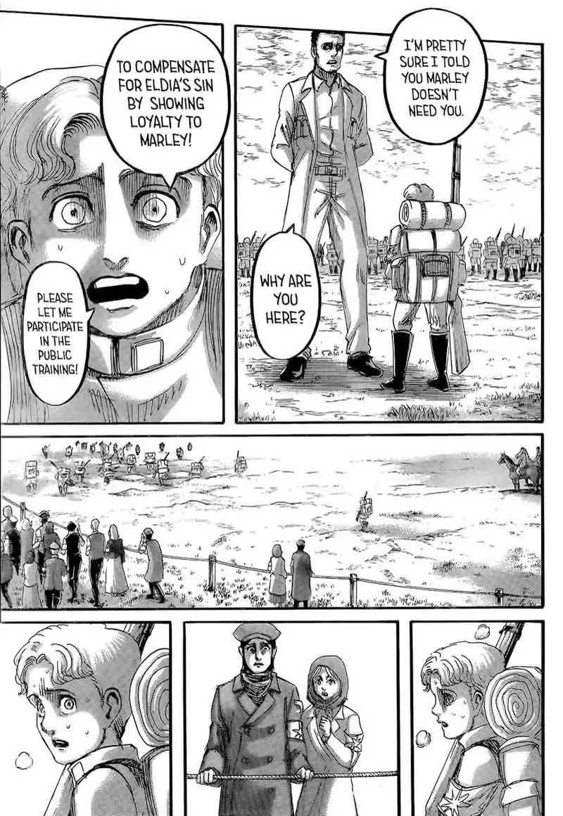 Attack on Titan manga, chapter 114, page 18 of 45