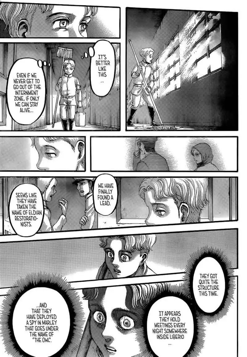 Attack on Titan manga, chapter 114, page 22 of 45