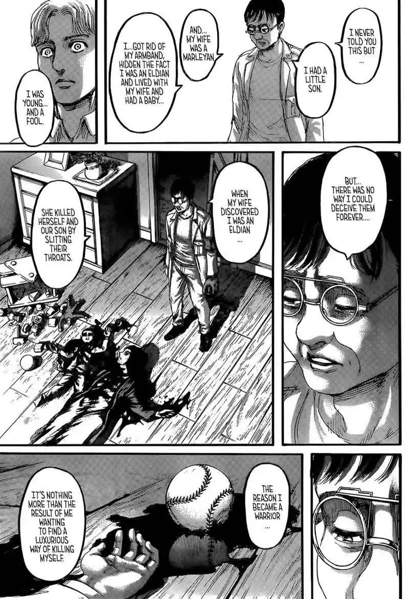 Attack on Titan manga, chapter 114, page 38 of 45