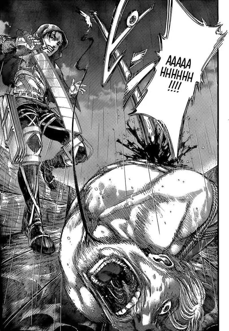 Attack on Titan manga, chapter 114, page 44 of 45
