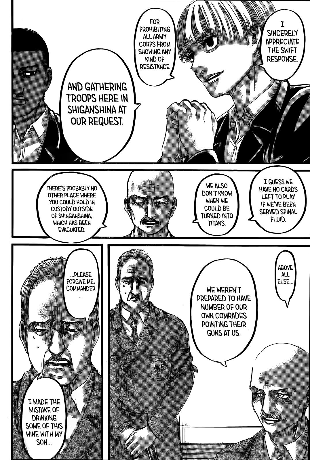 Attack on Titan Chapter 115 page 27 - Chapter 115: Support