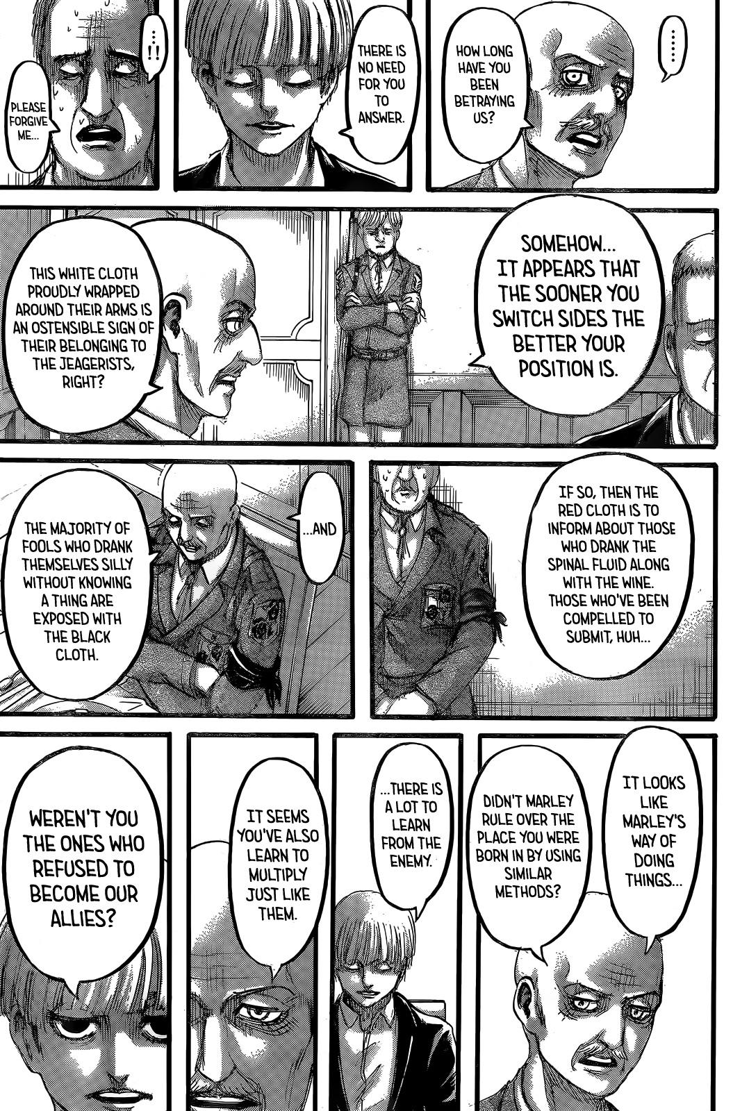 Attack on Titan Chapter 115 page 28 - Chapter 115: Support