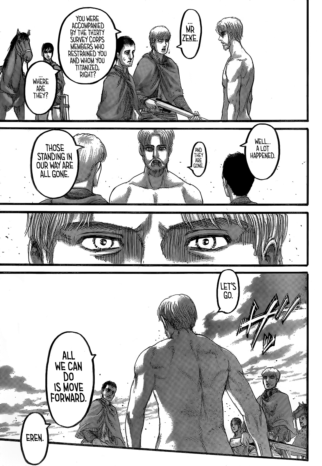 Attack on Titan Chapter 115 page 42 - Chapter 115: Support