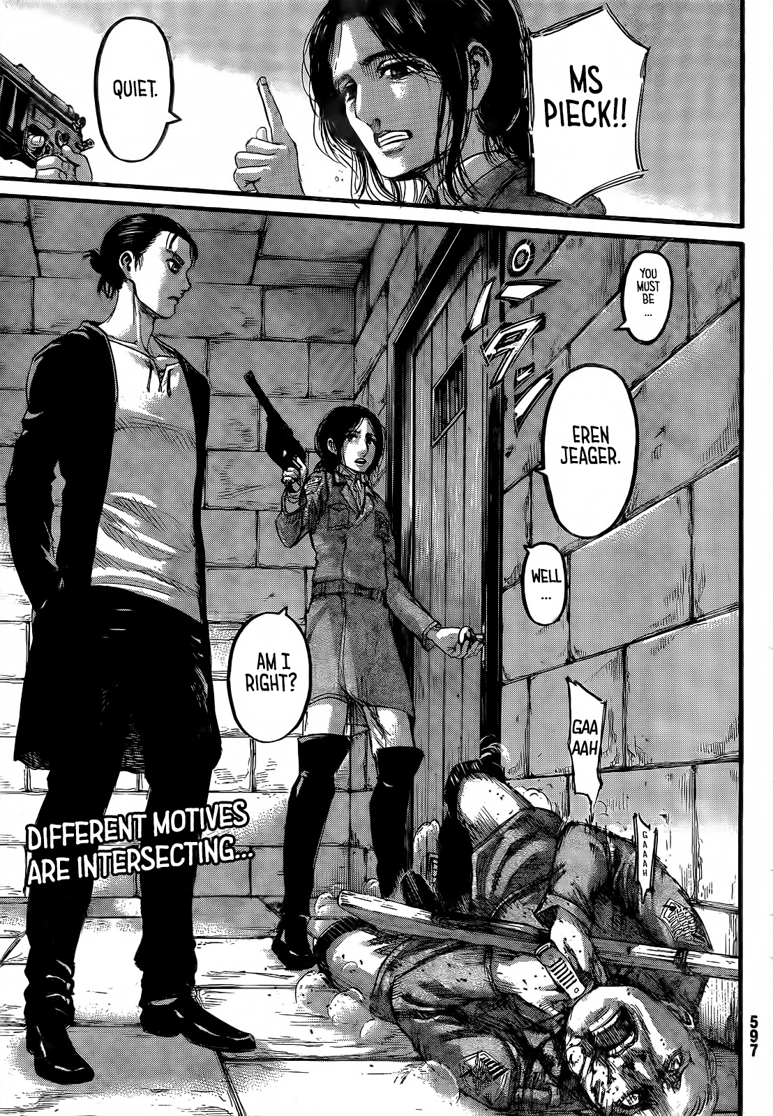 Attack on Titan Chapter 115 page 46 - Chapter 115: Support