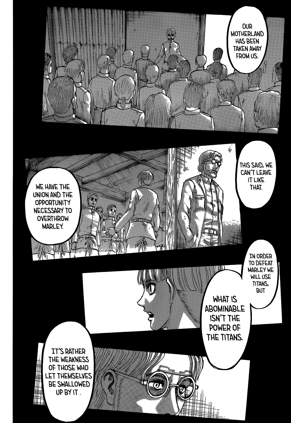 Attack on Titan Chapter 115 page 9 - Chapter 115: Support