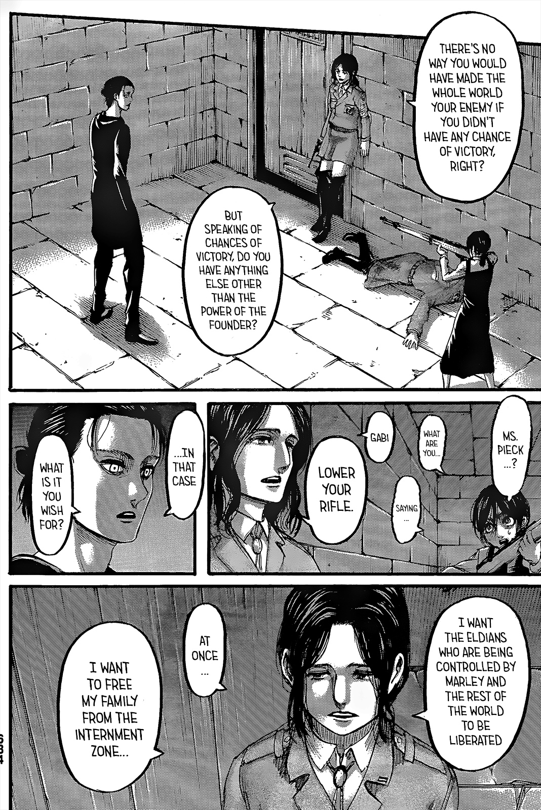 Attack on Titan Chapter 116 page 16 - Chapter 116: Heaven and Earth