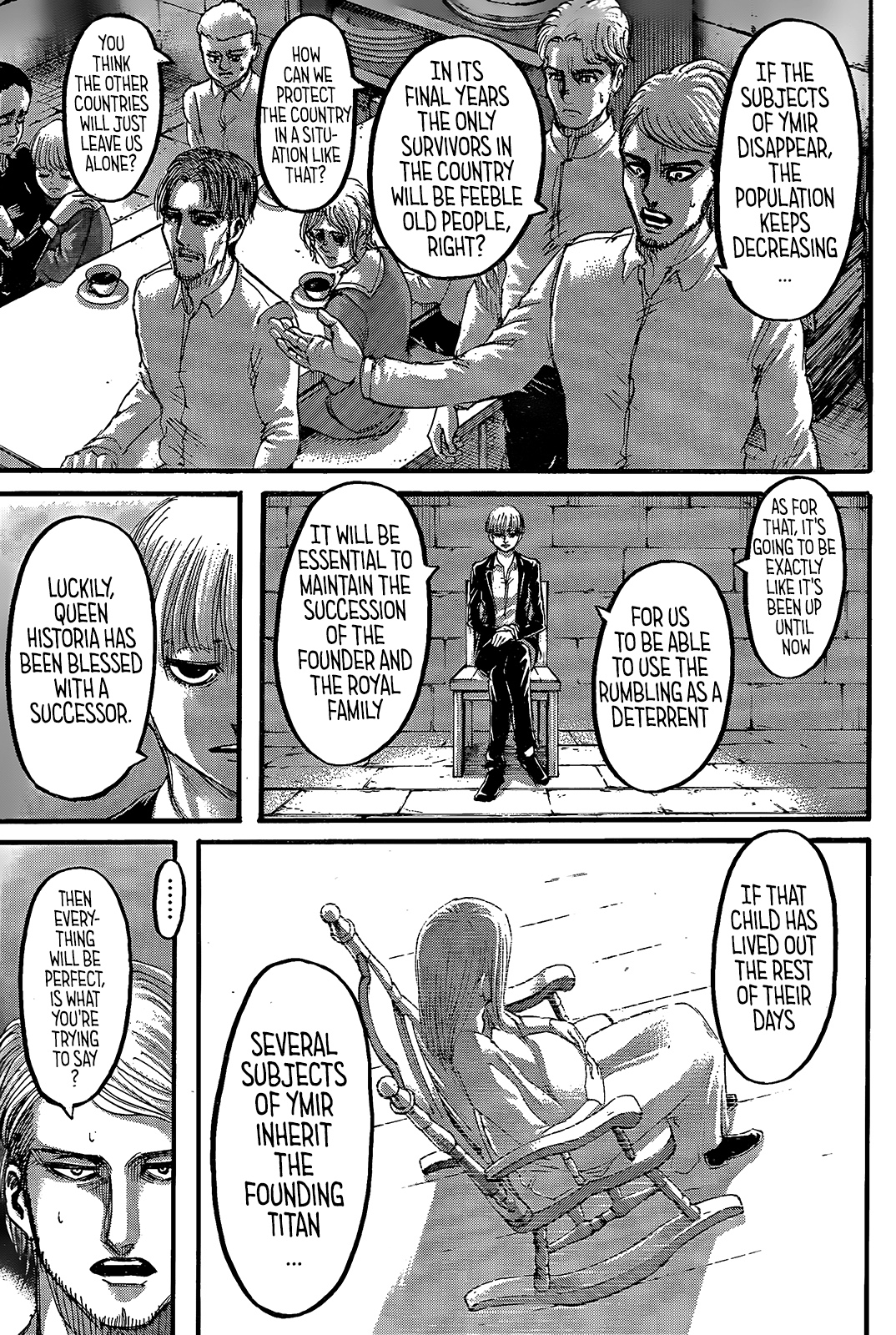 Attack on Titan Chapter 116 page 23 - Chapter 116: Heaven and Earth