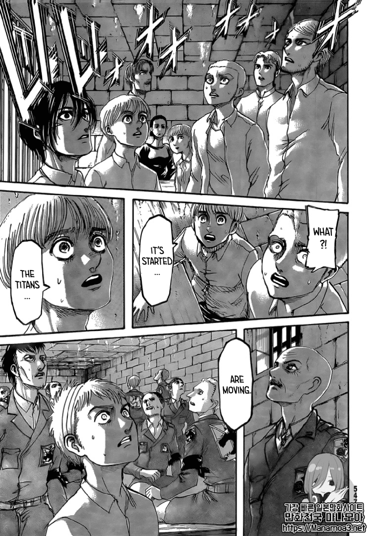 Attack on Titan Chapter 117 page 1 - Chapter 117: Conviction