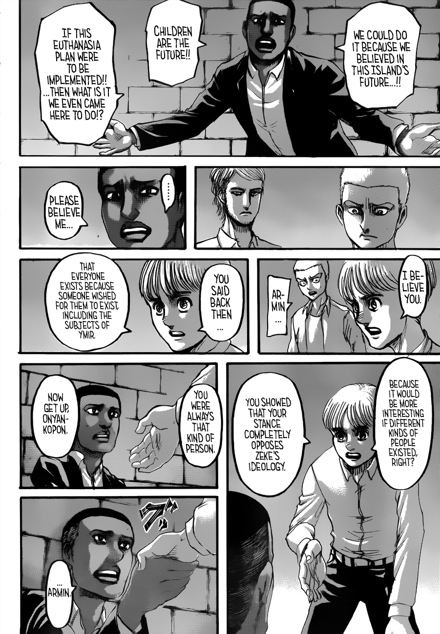 Attack on Titan manga, chapter 118, page 13 of 46