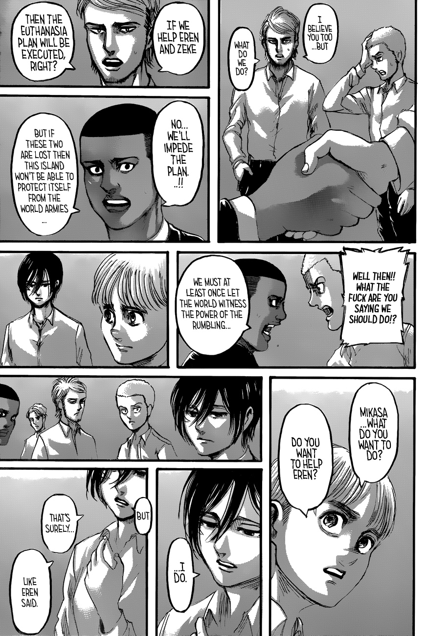 Attack on Titan manga, chapter 118, page 14 of 46