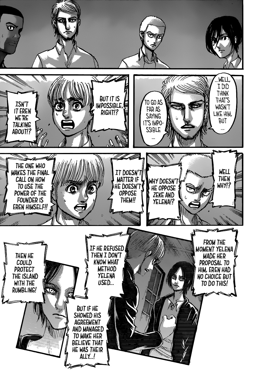 Attack on Titan manga, chapter 118, page 16 of 46