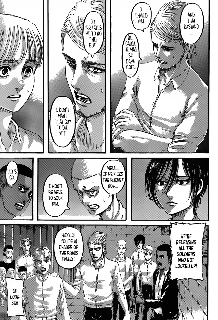 Attack on Titan manga, chapter 118, page 18 of 46