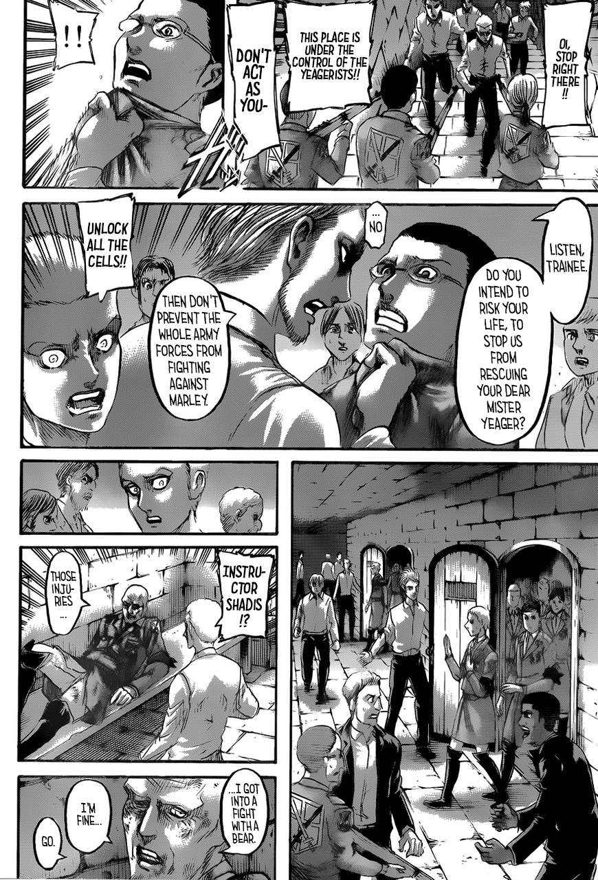 Attack on Titan manga, chapter 118, page 21 of 46
