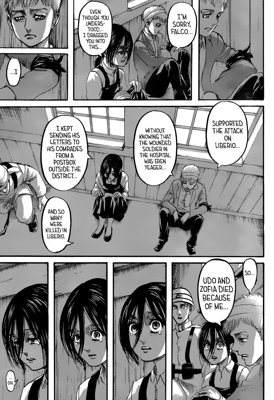 Attack on Titan manga, chapter 118, page 36 of 46