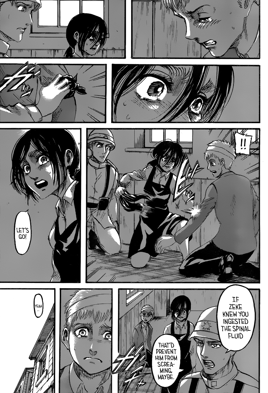 Attack on Titan manga, chapter 118, page 38 of 46