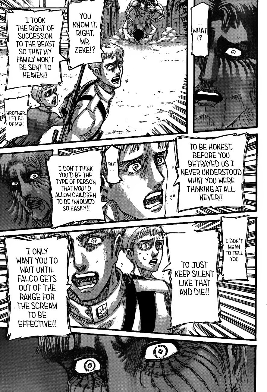 Attack on Titan Chapter 119 page 16 - Chapter 119: Big Brothers and Little Brothers