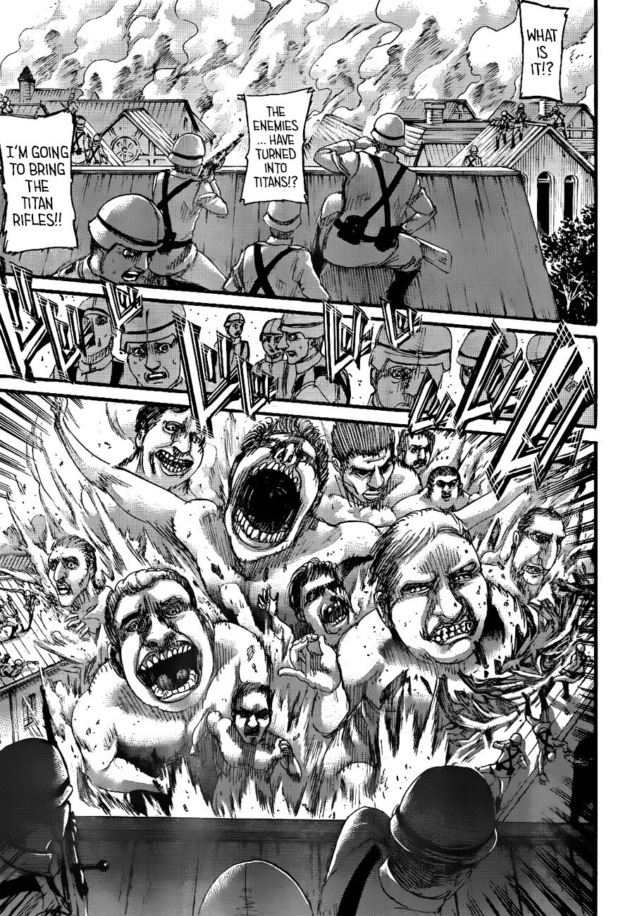 Attack on Titan Chapter 119 page 22 - Chapter 119: Big Brothers and Little Brothers