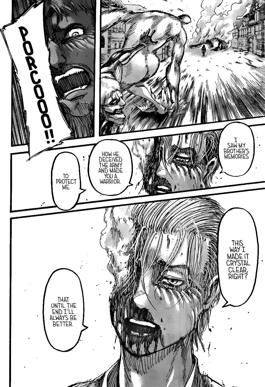 Attack on Titan Chapter 119 page 33 - Chapter 119: Big Brothers and Little Brothers
