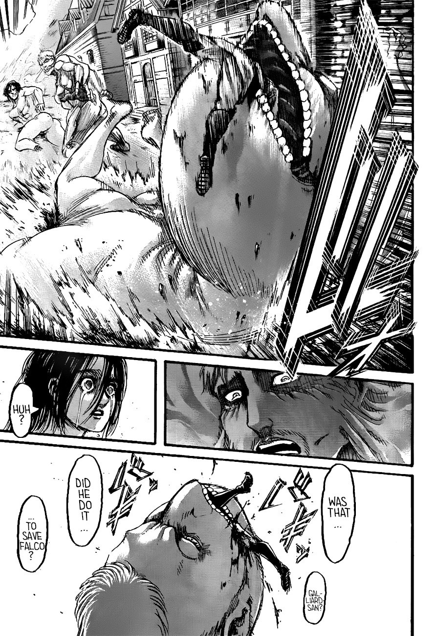 Attack on Titan Chapter 119 page 34 - Chapter 119: Big Brothers and Little Brothers
