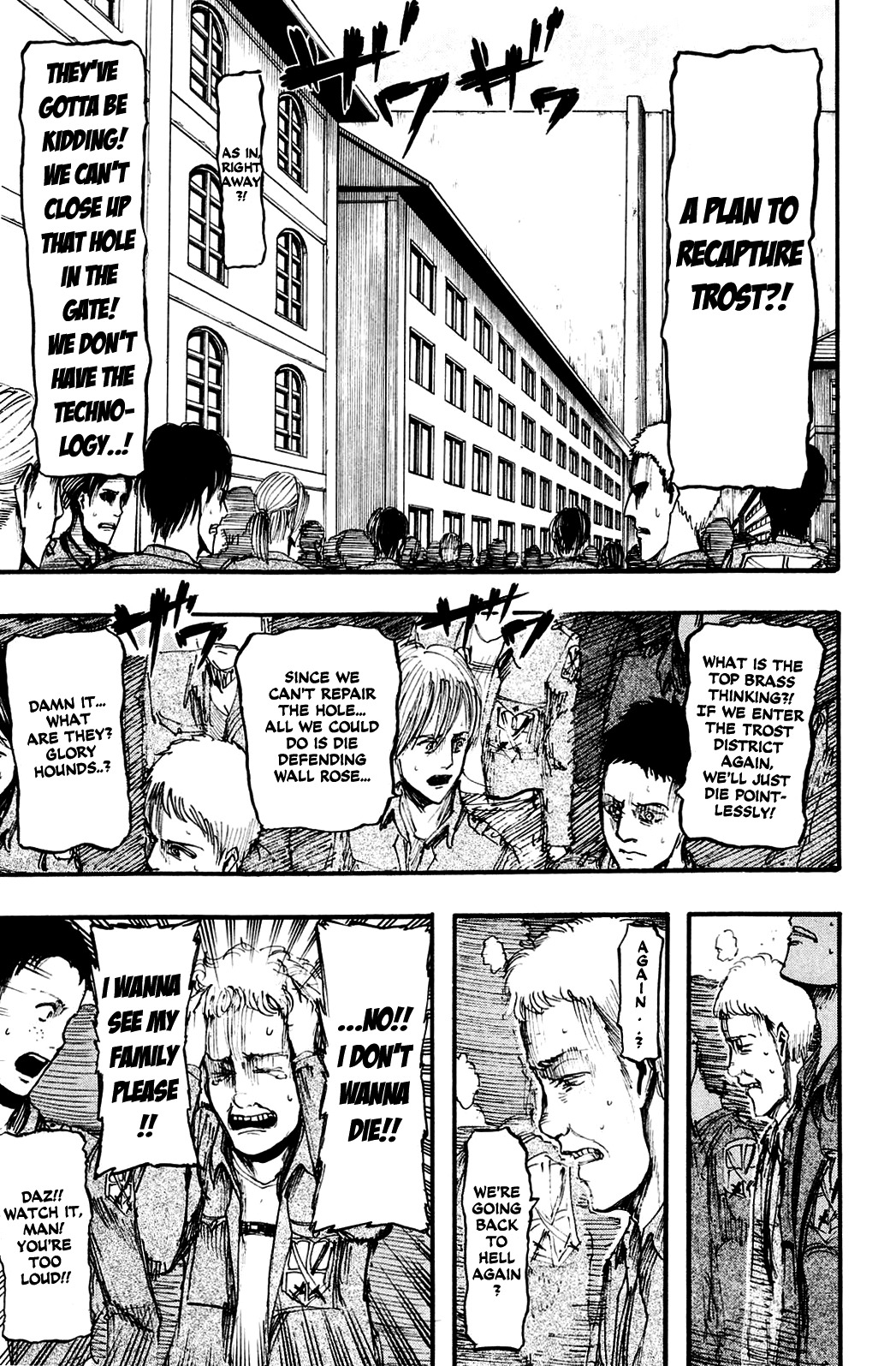 Attack on Titan manga, chapter 12, page 11 of 44