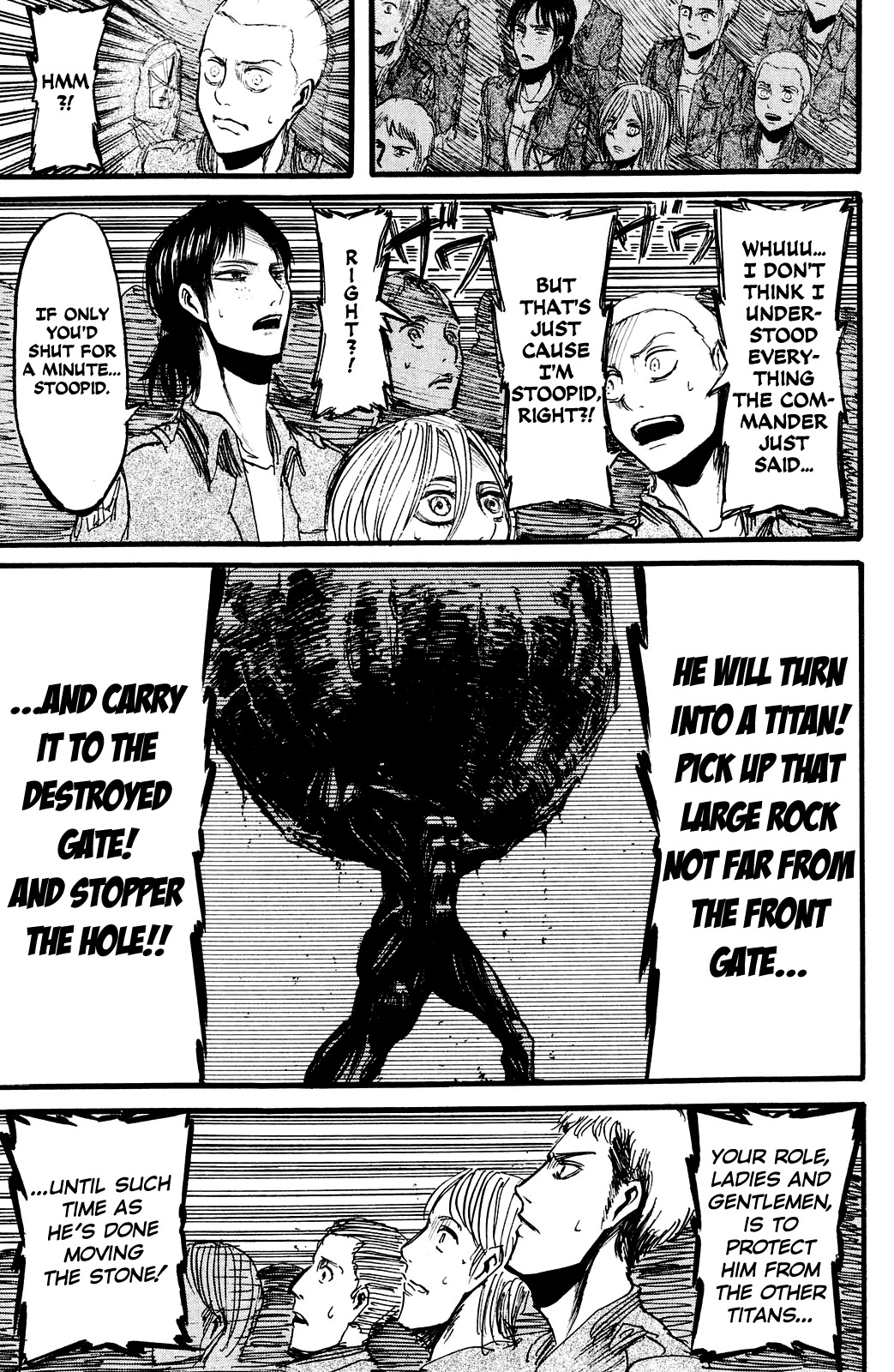 Attack on Titan manga, chapter 12, page 19 of 44