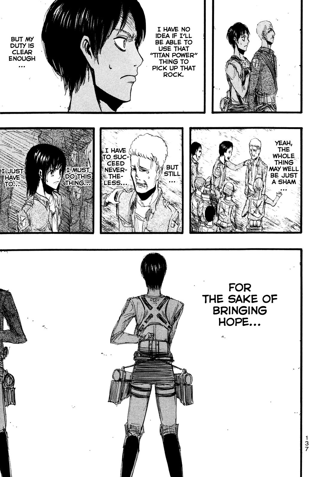 Attack on Titan manga, chapter 12, page 27 of 44
