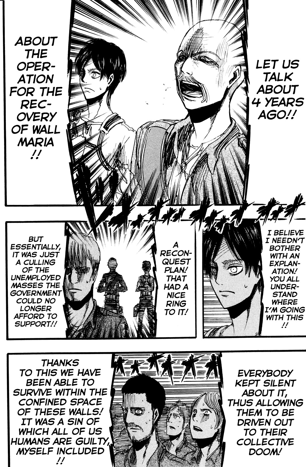 Attack on Titan manga, chapter 12, page 28 of 44