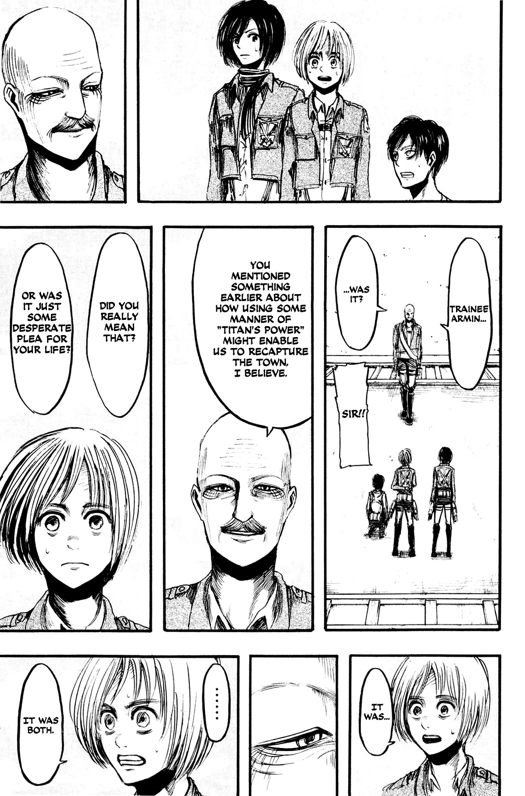 Attack on Titan manga, chapter 12, page 5 of 44
