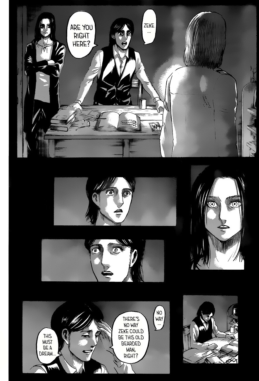 Attack on Titan manga, chapter 120, page 43 of 44