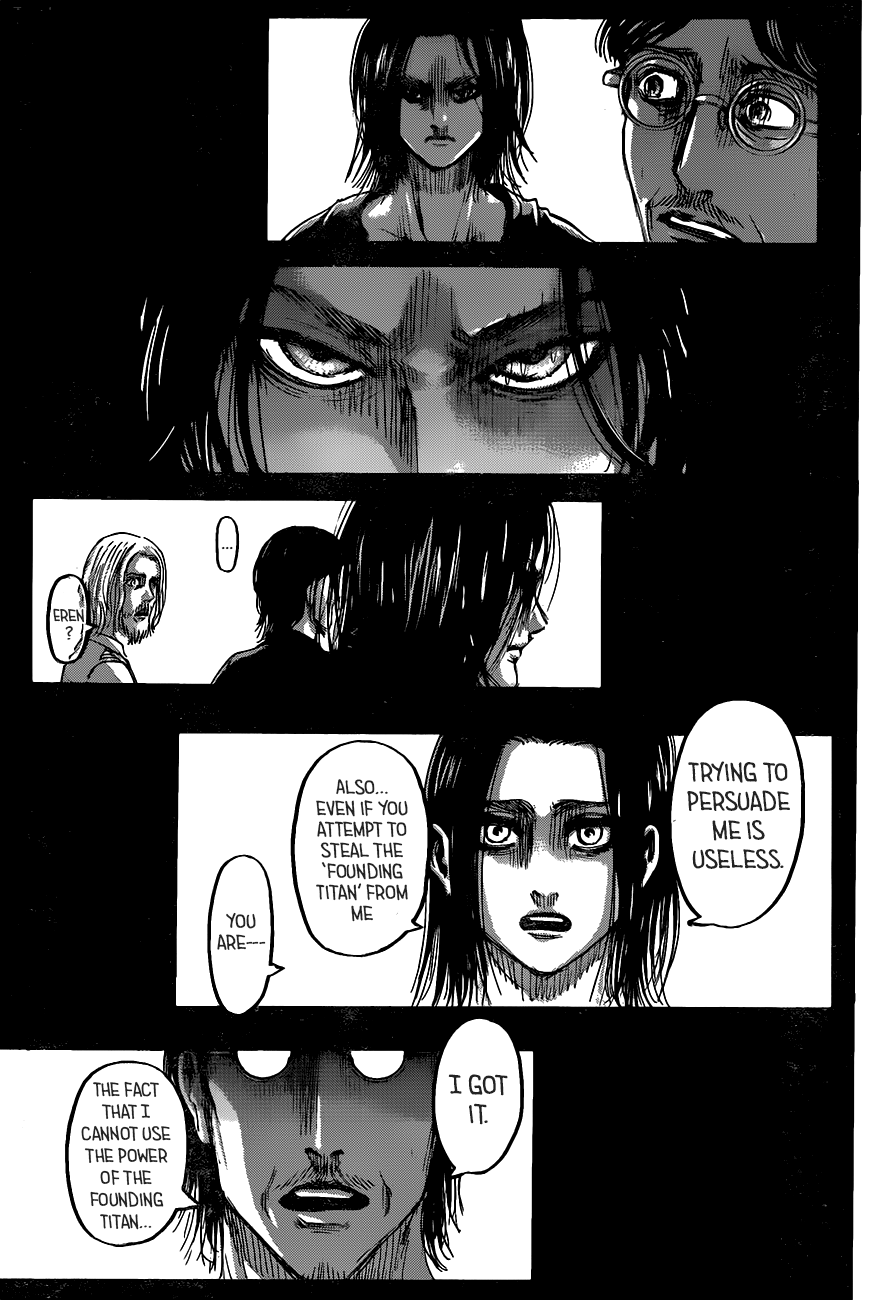 Attack on Titan manga, chapter 121, page 18 of 45