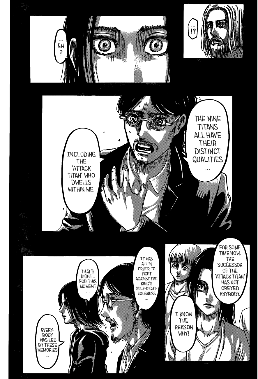 Attack on Titan manga, chapter 121, page 19 of 45
