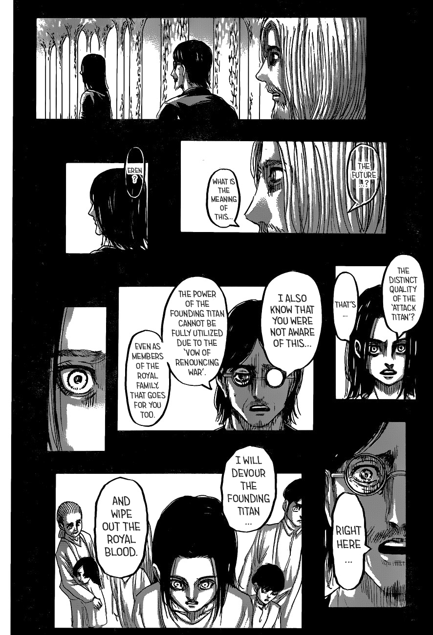 Attack on Titan manga, chapter 121, page 21 of 45