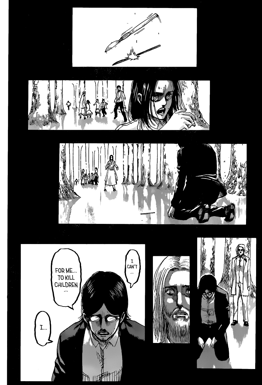 Attack on Titan manga, chapter 121, page 23 of 45