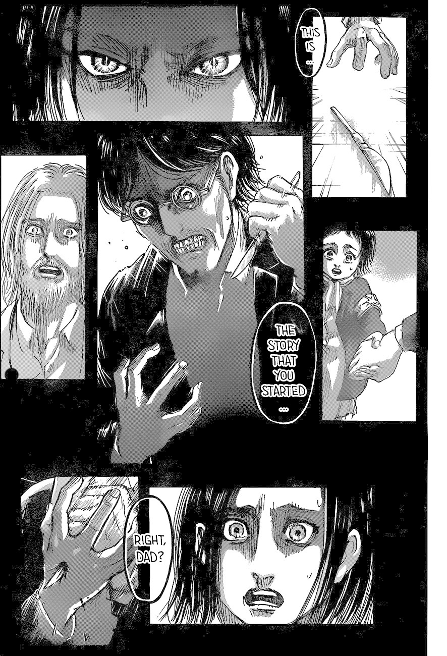 Attack on Titan manga, chapter 121, page 28 of 45